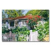 Trademark Fine Art David Lloyd Glover 'Rose Cottage' Canvas Art, 22x32 DLG0191-C2232GG